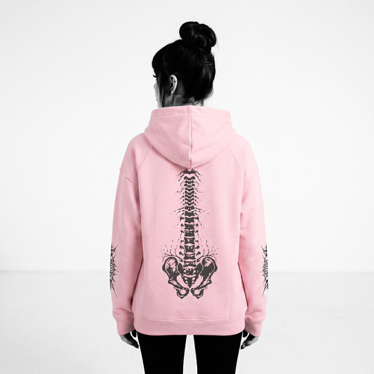 PINK REDACTED Spinal Alignment Hoodie
