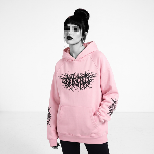 PINK REDACTED Spinal Alignment Hoodie